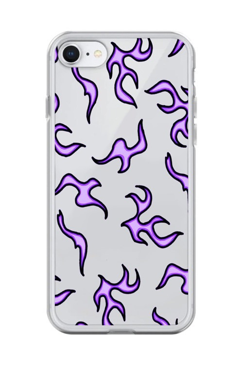 İphone 6 Uyumlu Şeffaf Kılıf Şeffaf Wallpaper 3 Tasarımlı