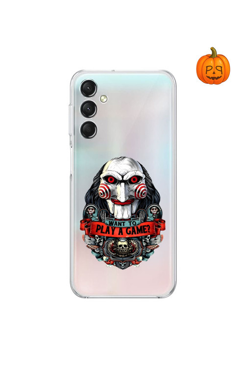 Ppkin Dali Design Samsung Galaxy A14 Uyumlu Şeffaf Kılıf Horror 7 Tasarımlı