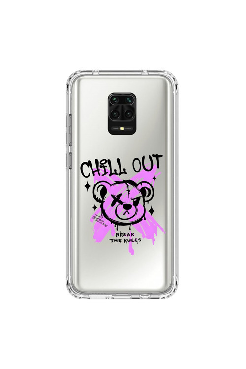 Xiaomi Redmi Note 9 Pro Uyumlu Şeffaf Kılıf Graffiti 7 Tasarımlı