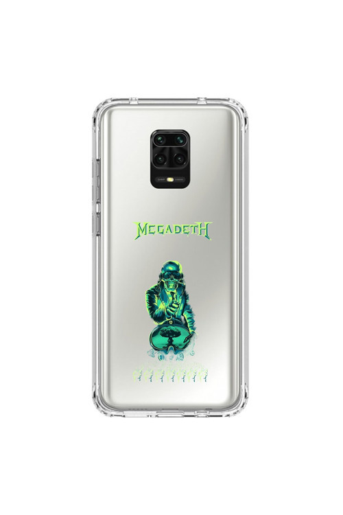 Xiaomi Redmi Note 9 Pro Uyumlu Şeffaf Kılıf Mega Death Tasarımlı