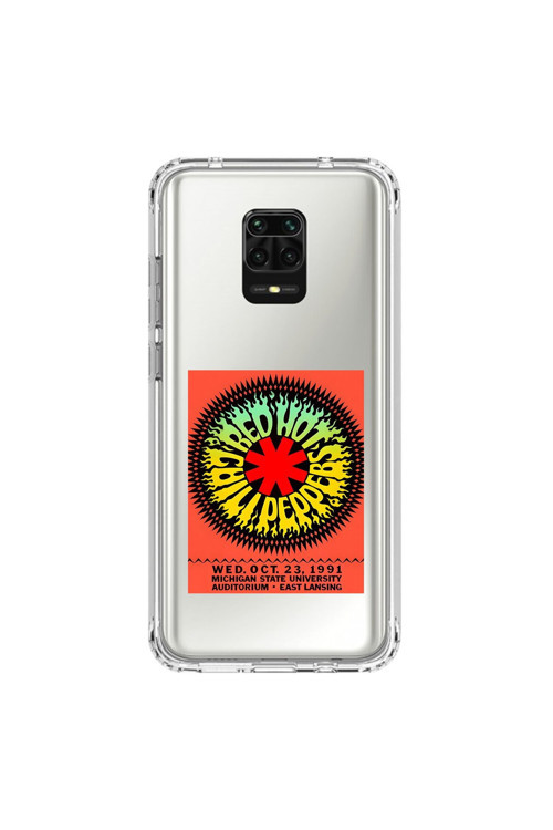 Xiaomi Redmi Note 9 Pro Uyumlu Şeffaf Kılıf Red Hot Chili Peppers Tasarımlı