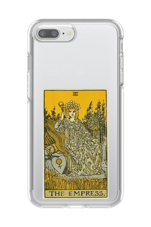 İphone 8 Plus Uyumlu Şeffaf Kılıf The Empress Tasarımlı