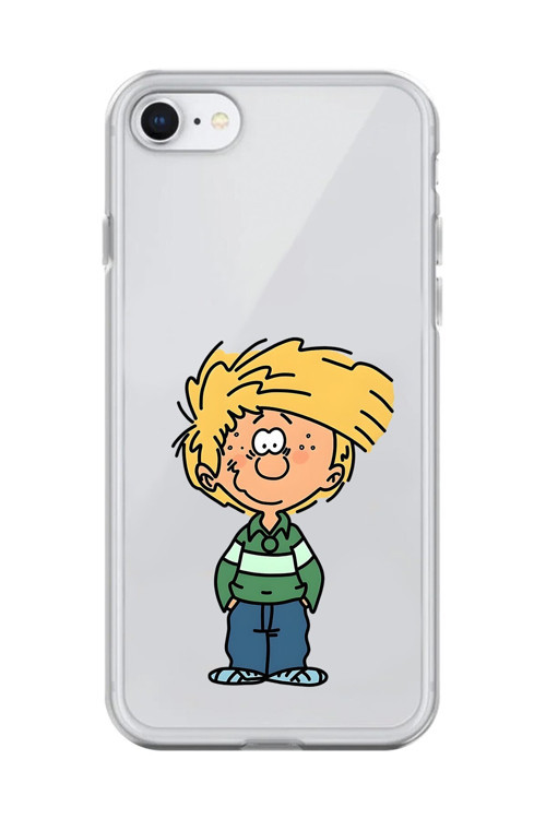 İphone 8 Uyumlu Şeffaf Kılıf Cartoon Cedric 2 Tasarımlı