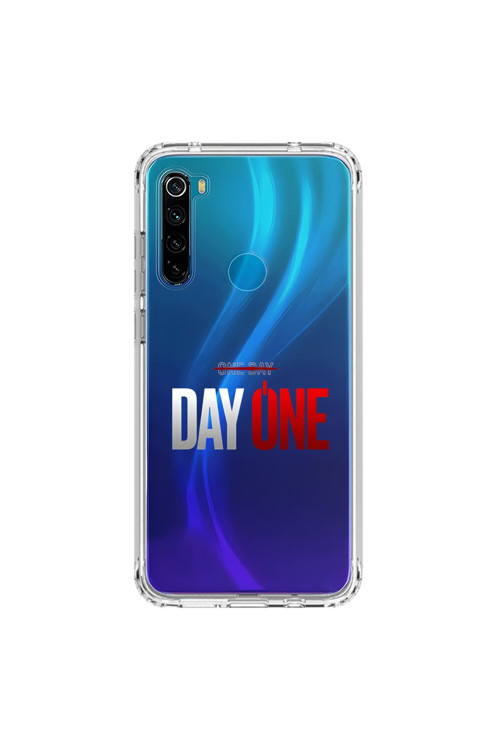Xiaomi Redmi Note 8 Uyumlu Şeffaf Kılıf One Day/Day One Tasarımlı