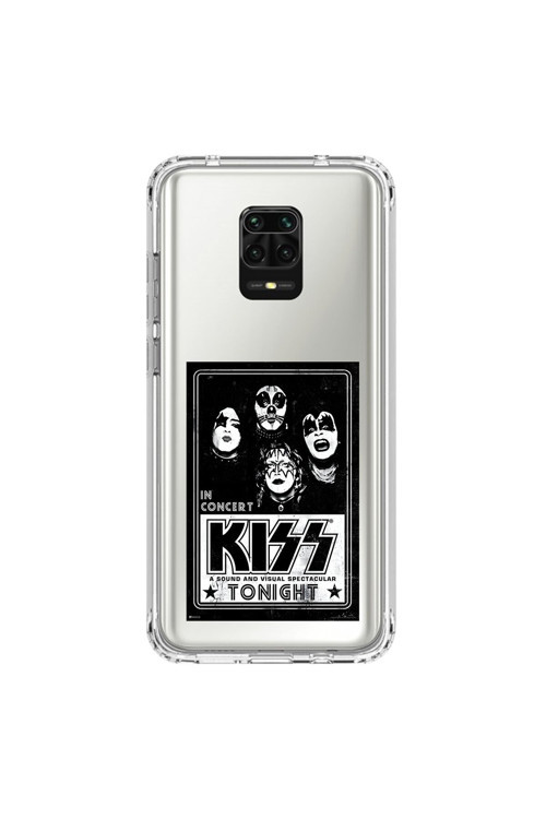 Xiaomi Redmi Note 9 Pro Uyumlu Şeffaf Kılıf Kiss Tasarımlı