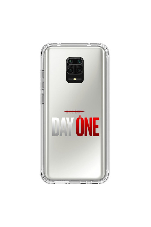 Xiaomi Redmi Note 9 Pro Uyumlu Şeffaf Kılıf One Day/Day One Tasarımlı