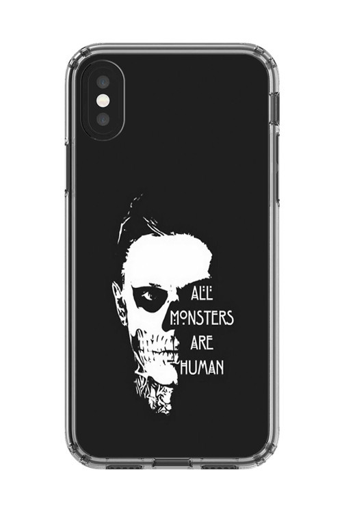 İphone Xs Max Uyumlu Şeffaf Kılıf American Horror Story Tasarımlı
