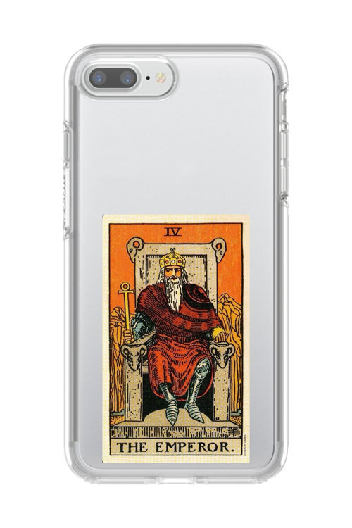 İphone 8 Plus Uyumlu Şeffaf Kılıf The Emperor Tasarımlı