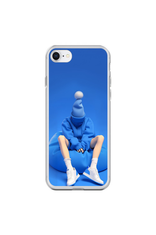 İphone 6S Plus Uyumlu Şeffaf Kılıf No Face 5 Tasarımlı
