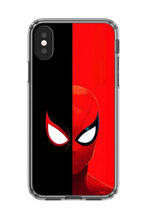 İphone X Uyumlu Şeffaf Kılıf Spider-Man 2 Tasarımlı