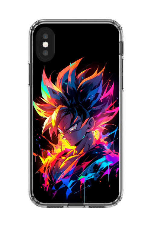 İphone Xs Max Uyumlu Şeffaf Kılıf Dragon Ball-Z Tasarımlı 2