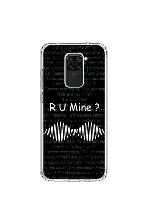 Xiaomi Redmi Note 9 Uyumlu Şeffaf Kılıf R U Mine Tasarımlı