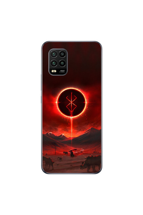 Xiaomi Mi 10 Lite Uyumlu Şeffaf Kılıf Berserk 1 Tasarımlı