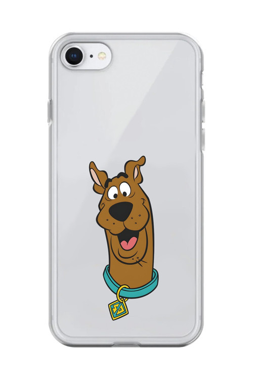 İphone 8 Uyumlu Şeffaf Kılıf Cartoon Scooby Doo 14 Tasarımlı