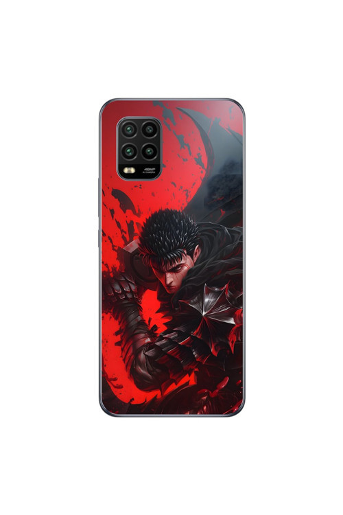 Xiaomi Mi 10 Lite Uyumlu Şeffaf Kılıf Berserk 3 Tasarımlı