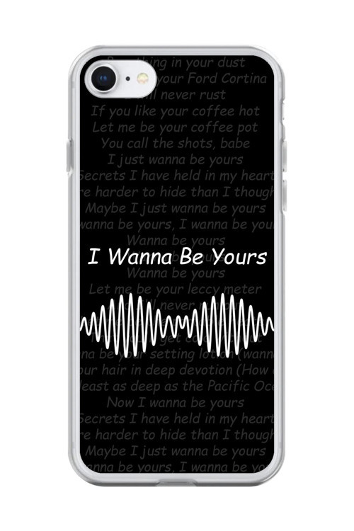 İphone 6 Plus Uyumlu Şeffaf Kılıf I Wanna Be Yours Couple (Çift) Tasarımlı