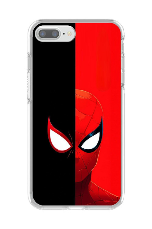 İphone 7 Plus Uyumlu Şeffaf Kılıf Spider-Man 2 Tasarımlı