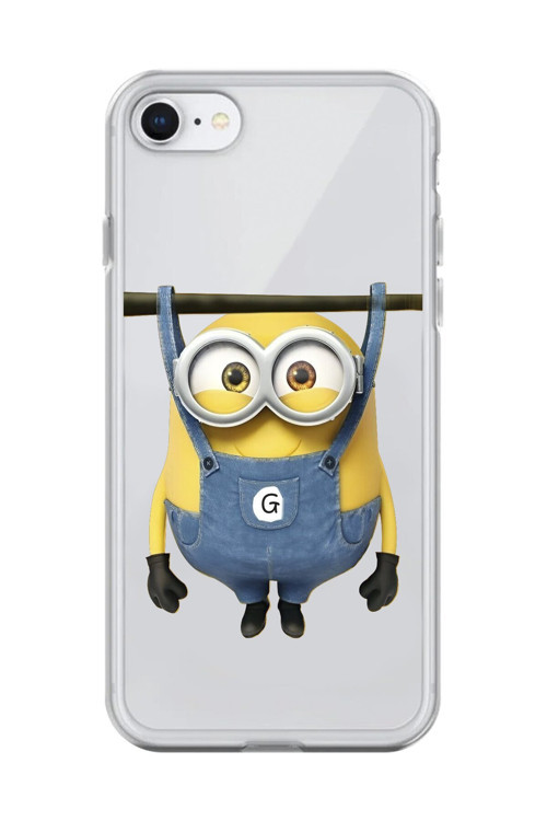 İphone 6S Uyumlu Şeffaf Kılıf Minions Tasarımlı