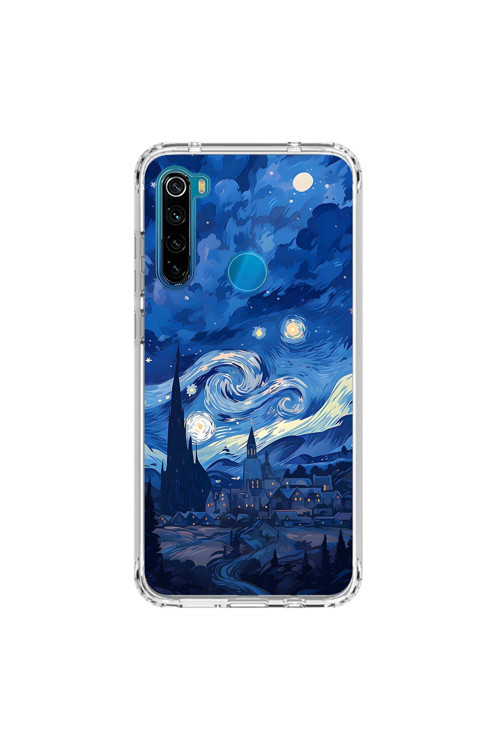 Xiaomi Redmi Note 8 Uyumlu Şeffaf Kılıf Aesthetic 8 Tasarımlı