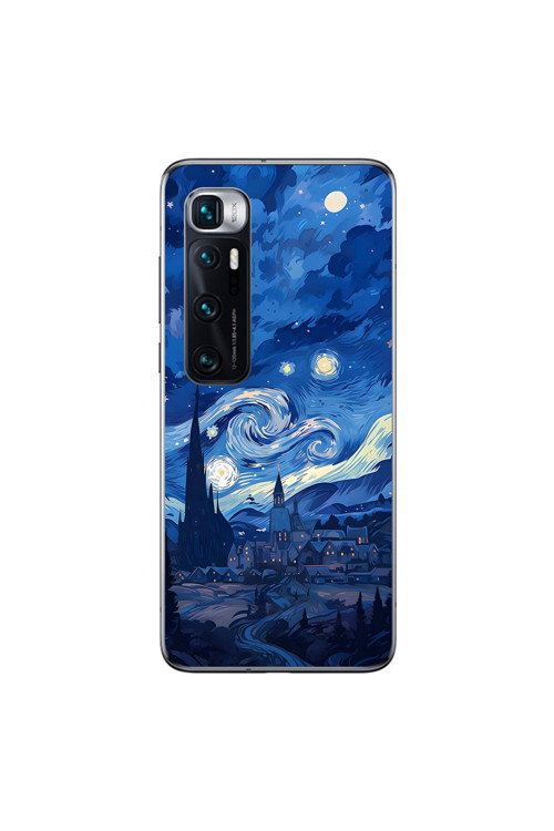 Xiaomi Mi 10 Pro Uyumlu Şeffaf Kılıf Aesthetic 8 Tasarımlı