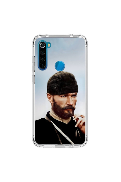 Xiaomi Redmi Note 8 Uyumlu Şeffaf Kılıf Atatürk 2 Tasarımlı