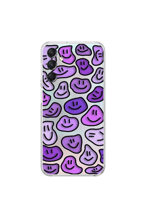 Samsung Galaxy A24 Uyumlu Şeffaf Kılıf Wallpaper 6 Tasarımlı