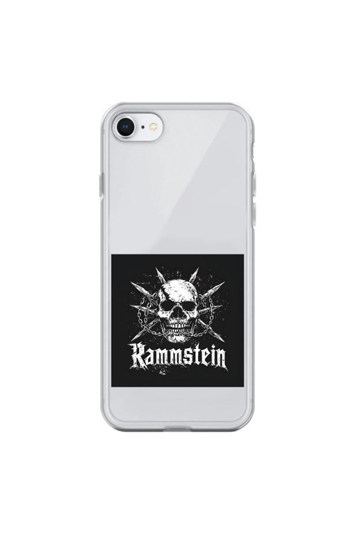İphone 6 Uyumlu Şeffaf Kılıf Rammstein Tasarımlı