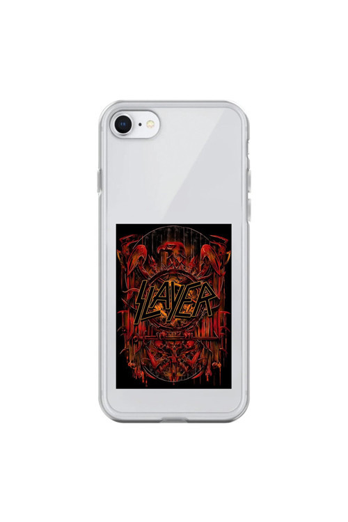 İphone 6 Uyumlu Şeffaf Kılıf Slayer Tasarımlı