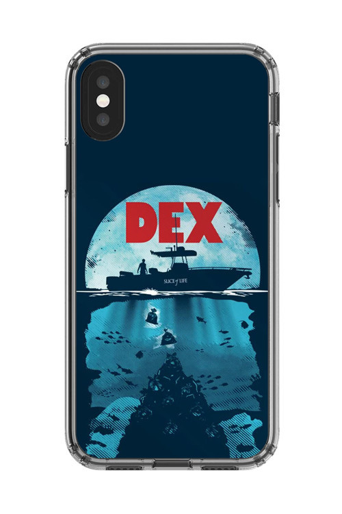 İphone Xs Uyumlu Şeffaf Kılıf Dexter Tasarımlı