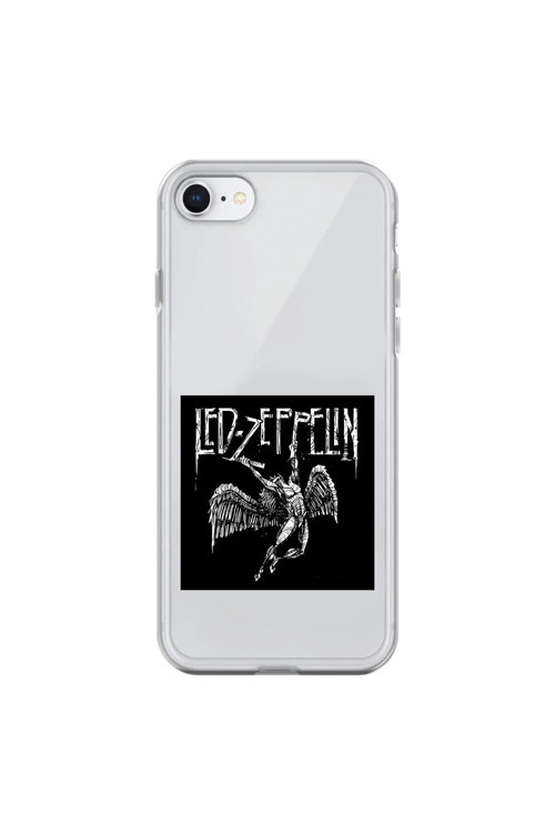 İphone 6 Uyumlu Şeffaf Kılıf Led Zeppelin Tasarımlı