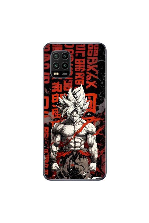 Xiaomi Mi 10 Lite Uyumlu Şeffaf Kılıf Dragon Ball-Z 1 Tasarımlı