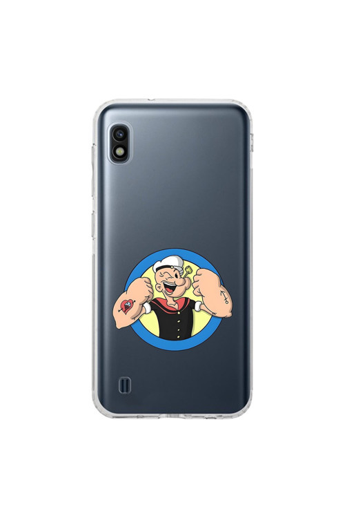 Samsung Galaxy A10 Uyumlu Şeffaf Kılıf Cartoon 12 Tasarımlı