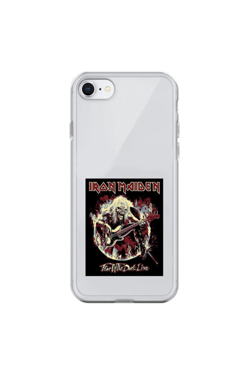 İphone 6 Uyumlu Şeffaf Kılıf Iron Maiden Tasarımlı