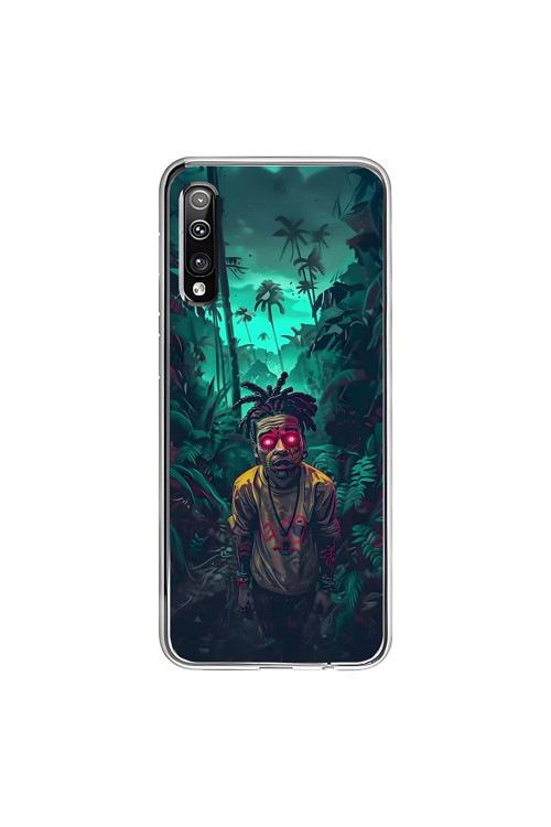 Samsung Galaxy A50 Uyumlu Şeffaf Kılıf Aesthetic 7 Tasarımlı