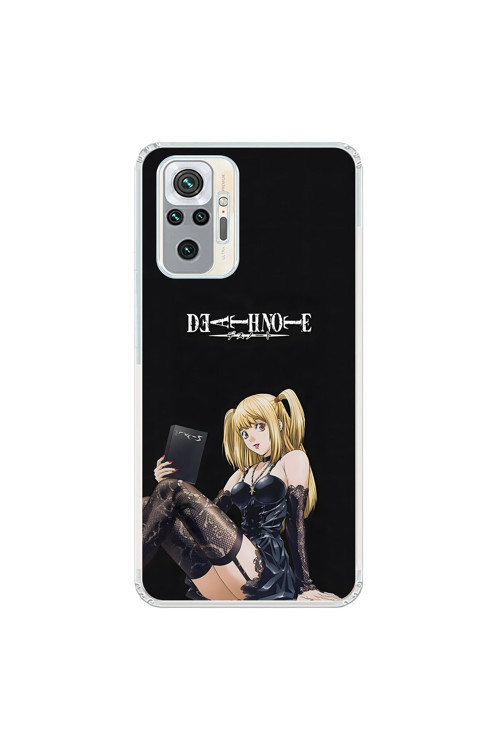 Xiaomi Redmi Note 10 Pro Uyumlu Şeffaf Kılıf Death Note 3 Tasarımlı
