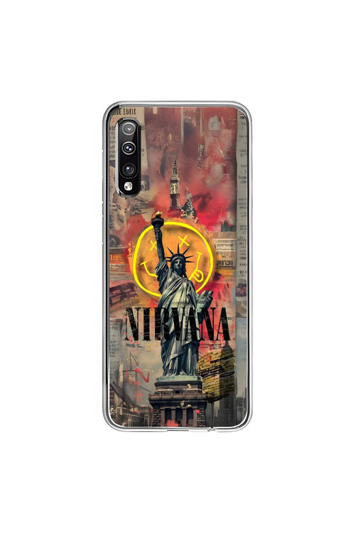 Samsung Galaxy A50 Uyumlu Şeffaf Kılıf Aesthetic 3 Tasarımlı