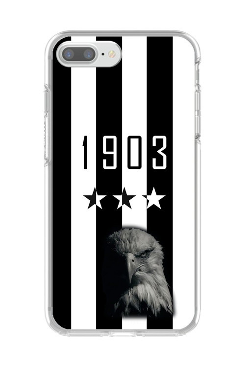 İphone 7 Plus Uyumlu Şeffaf Kılıf 1903 Kartal Tasarımlı