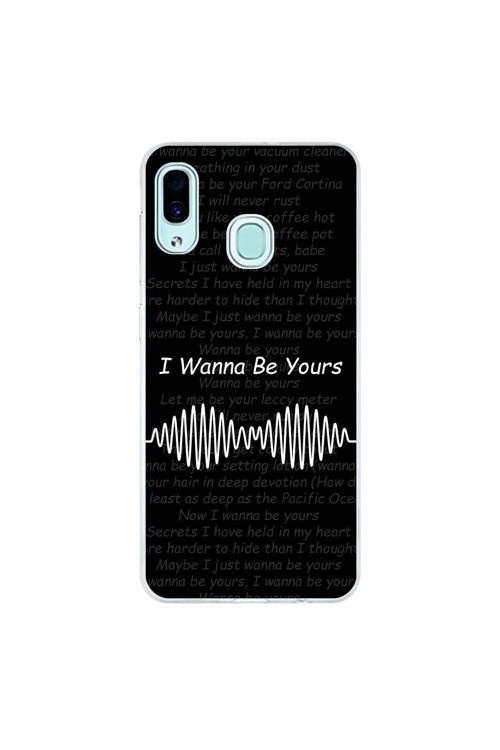 Samsung Galaxy A30 Uyumlu Şeffaf Kılıf I Wanna Be Yours Tasarımlı