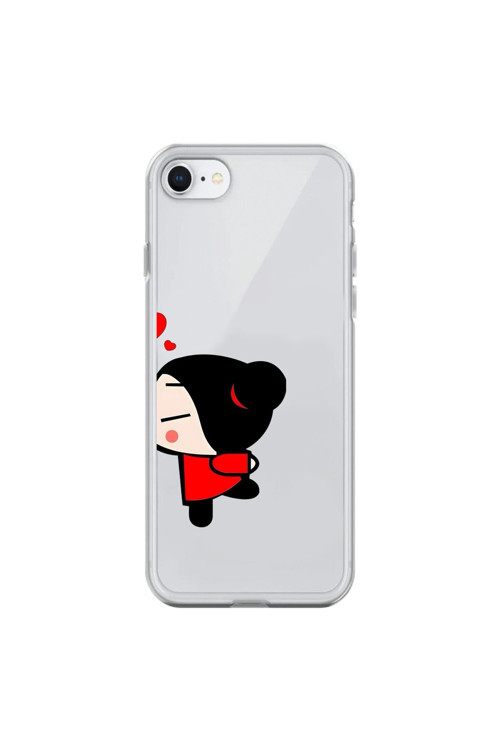 İphone 6S Plus Uyumlu Şeffaf Kılıf Couple Garry 2 Tasarımlı