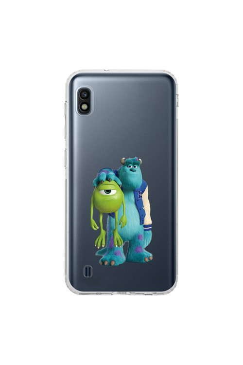 Samsung Galaxy A10 Uyumlu Şeffaf Kılıf Cartoon 15 Tasarımlı