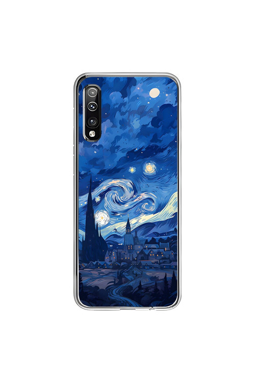 Samsung Galaxy A50 Uyumlu Şeffaf Kılıf Aesthetic 8 Tasarımlı