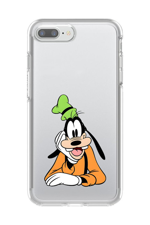 İphone 8 Plus Uyumlu Şeffaf Kılıf Cartoon Goofy 5 Tasarımlı