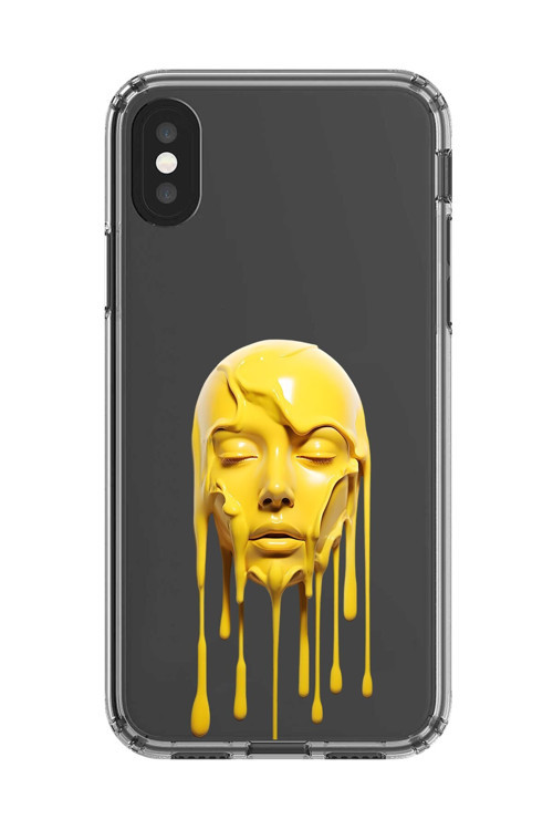 İphone Xs Uyumlu Şeffaf Kılıf Estetik Yüz 6 Tasarımlı
