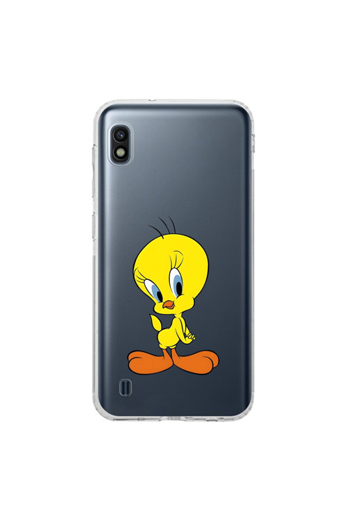 Samsung Galaxy A10 Uyumlu Şeffaf Kılıf Cartoon 17 Tasarımlı