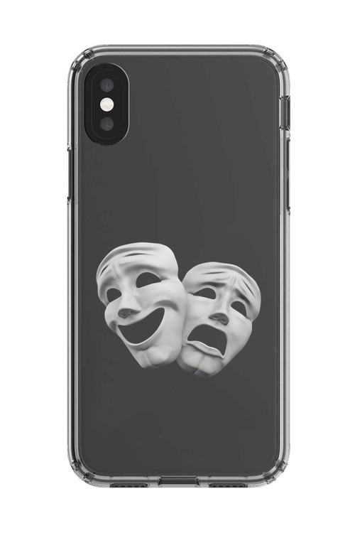 İphone Xs Uyumlu Şeffaf Kılıf Estetik Yüz 7 Tasarımlı