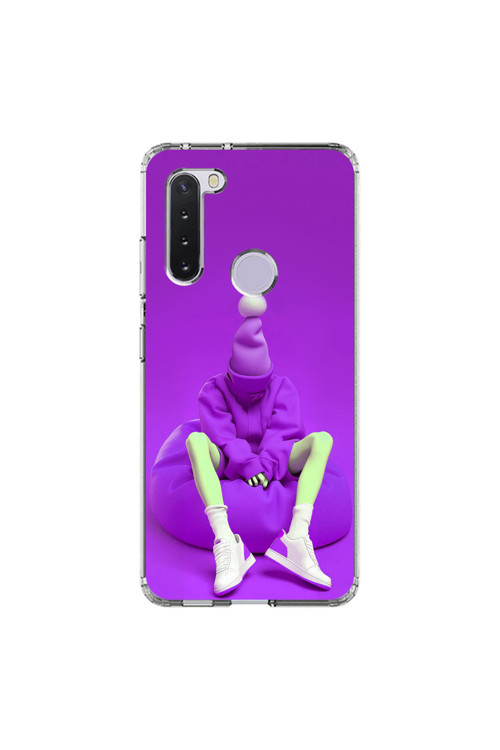 Samsung Galaxy A21 Uyumlu Şeffaf Kılıf No Face 6 Tasarımlı