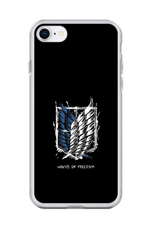 İphone 7 Uyumlu Şeffaf Kılıf Attack On Titan Tasarımlı 1