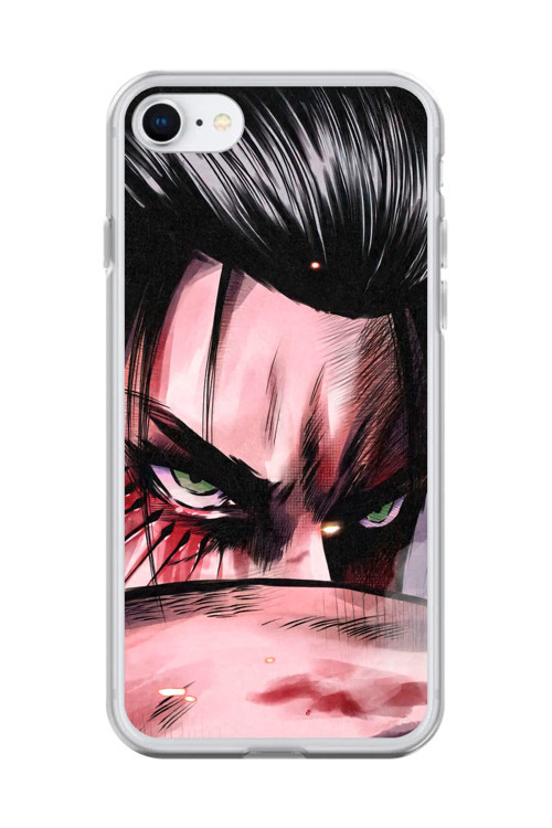 İphone 7 Uyumlu Şeffaf Kılıf Attack On Titan Tasarımlı 2