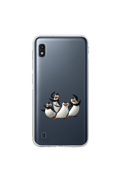 Samsung Galaxy A10 Uyumlu Şeffaf Kılıf Cartoon 8 Tasarımlı