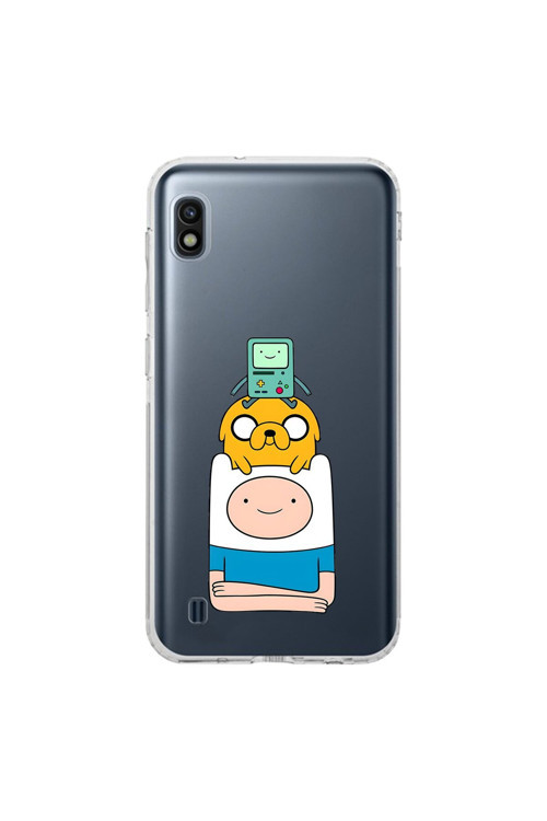 Samsung Galaxy A10 Uyumlu Şeffaf Kılıf Cartoon 1 Tasarımlı